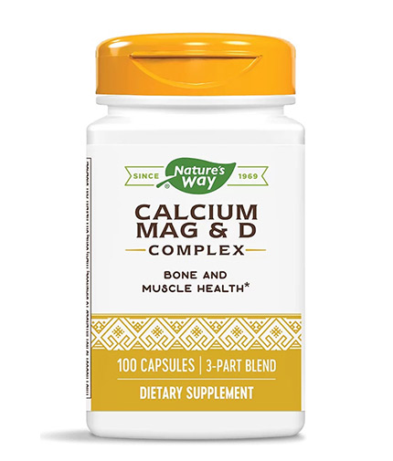 NATURES WAY Calcium, Magnesium and Vitamin D / 100 Caps