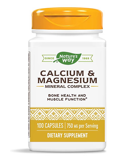 NATURES WAY Calcium & Magnesium / 100 Caps
