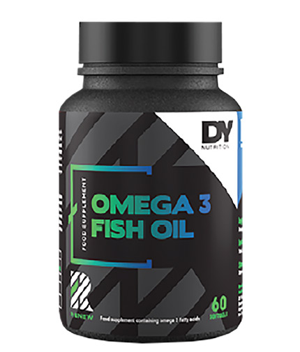 DORIAN YATES NUTRITION Renew Omega 3 Fish Oil / Highly Concentrated / 60 Softgels