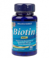 HOLLAND AND BARRETT Biotin 300 mcg / 100 Tabs