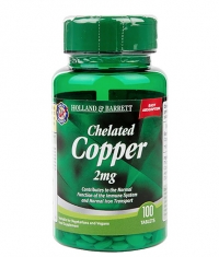 HOLLAND AND BARRETT Chelated Copper 2 mg / 100 Tabs