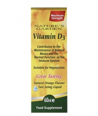 HOLLAND AND BARRETT Fast Acting Liquid Vitamin D3 / 100 IU per Drop / 60 ml