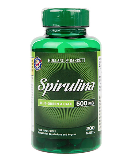 HOLLAND AND BARRETT Spirulina 500 mg / 200 Tabs