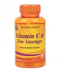 HOLLAND AND BARRETT Vitamin C & Zinc Lozenges / Immune System Support / 60 Lozenges
