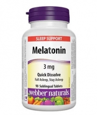 WEBBER NATURALS Melatonin 3 mg Quick Dissolve / 90 Tabs