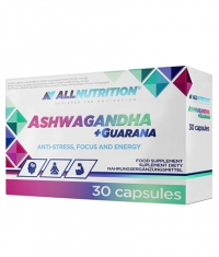 ALLNUTRITION Ashwagandha + Guarana / 30 Caps