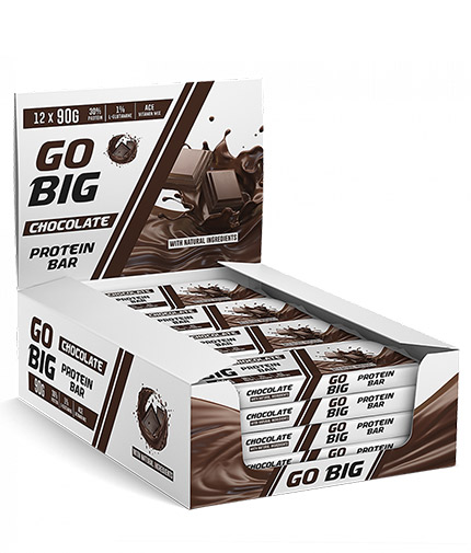 GO BIG Protein Bar Box / 12 x 90 g 1.000
