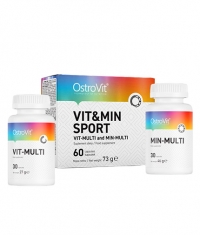 OSTROVIT PHARMA Vit&Min Sport / Vit-Multi and Min-Multi Formula / 2 x 30 Tabs