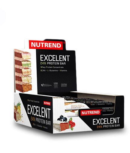 NUTREND Excelent Protein Bar Box / 18 x 85 g