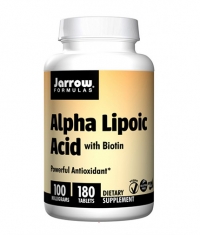 Jarrow Formulas Alpha Lipoic Acid 100 mg + Biotin / 180 Tabs