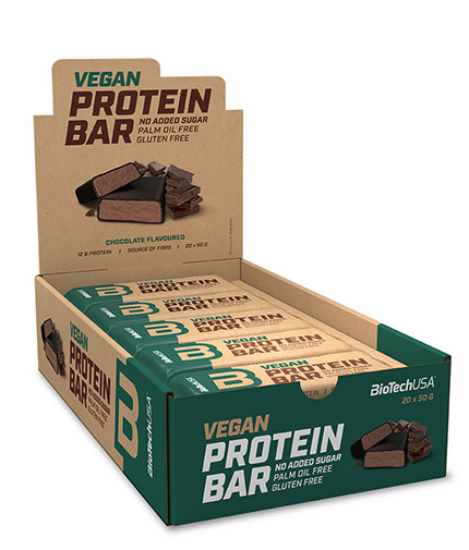 BIOTECH USA Vegan Protein Bar Box / 20 x 50 g