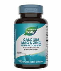 NATURES WAY Calcium, Magnesium & Zinc / 100 Caps
