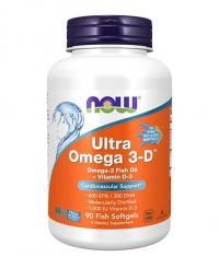 NOW Ultra Omega 3-D / 90 Softgels