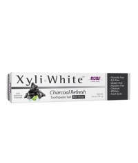 NOW XyliWhite™ Charcoal Refresh Toothpaste Gel