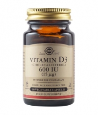 SOLGAR Vitamin D3 600 IU / 60 Vcaps