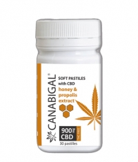 CANABIGAL Soft Pastilles with CBD, Honey and Propolis Extract / 30 Pastilles