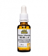 NATURAL FACTORS Liquid Vitamin K2, D3, A / 30 ml