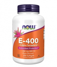 NOW Vitamin E-400 IU D-Alpha Tocopheryl / 250 Softgels