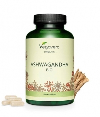 VEGAVERO Ashwagandha BIO / 180 Caps