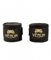 VENUM Kontact Boxing Handwraps - 4m - Black / Gold