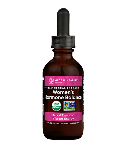 GLOBAL HEALING Women's Hormone Balance Raw Herbal Extract / 59.2 ml
