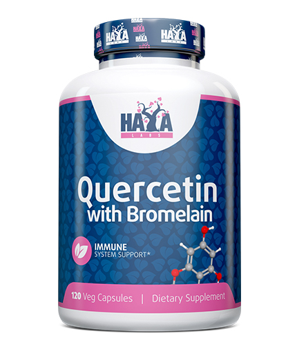 HAYA LABS Quercetin with Bromelain / 120 Vcaps 0.150