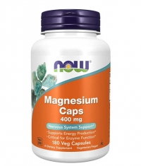 NOW Magnesium Citrate 400 mg / 180 Vcaps