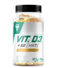 TREC NUTRITION Vitamin D3 + K2 (MK-7) / 60 Caps
