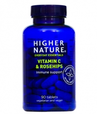 HIGHER NATURE Vitamin C & Rosehips / 90 Tabs