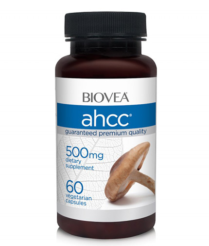 BIOVEA AHCC 500 mg Mushroom Immunity Formula / 60 Caps