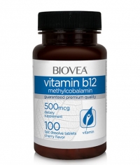 BIOVEA Vitamin B12 500 Methylcobalamin Fast Dissolve / 100 Tabs