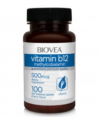 BIOVEA Vitamin B12 500 Methylcobalamin Fast Dissolve / 100 Tabs