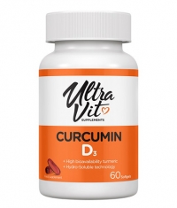 VPLAB UltraVit Curcumin D3 / 60 Softgels