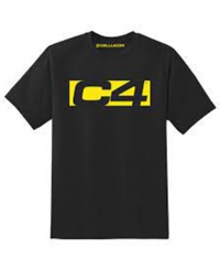 CELLUCOR C4 T-Shirt Black with Yellow Logo