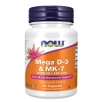 NOW Mega D-3 & MK-7 / 60 Vcaps