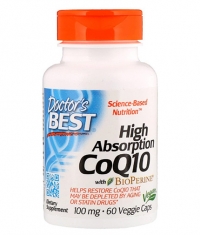 DOCTOR'S BEST High Absorption CoQ10 with BioPerine / 60 Vcaps