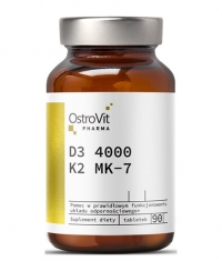 OSTROVIT PHARMA Vitamin D3 4000 + K2 MK-7 100 mcg / 90 Tabs