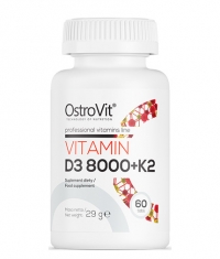 OSTROVIT PHARMA Vitamin D3 8000 + K2 200 mcg / 60 Tabs