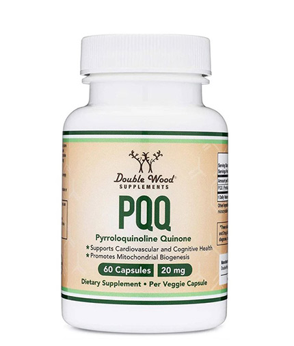 DOUBLE WOOD PQQ (Pyrroloquinoline quinone) 20 mg / 60 Caps