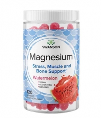 SWANSON Magnesium Citrate Gummies - Watermelon Flavored 84 mg / 120 Gummies