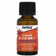NOW Liquid D-3 & MK-7 / Mint / 30 ml