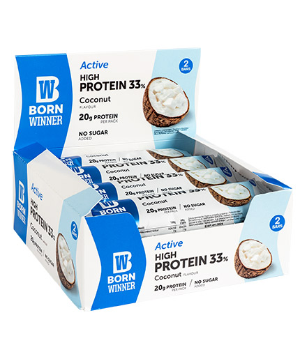 BORN WINNER Active Protein Bar Box / 12 x 2 x 30 g 0.500