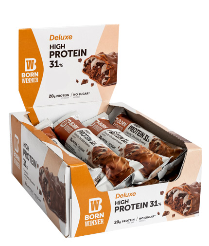 BORN WINNER Deluxe Protein Bar Box / 12 x 55 g 0.600
