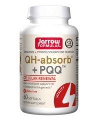 Jarrow Formulas Ubiquinol+PQQ - QH-absorb® + PQQ / 60 Softgels