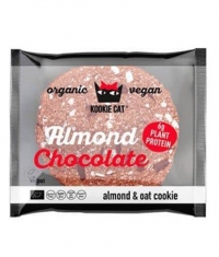 KOOKIE CAT Organic Protein Cookie With Almonds and Dark Chocolate / 50 g
