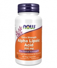 NOW Alpha Lipoic Acid / Extra Strength 600 mg / 60Vcaps
