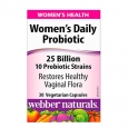 WEBBER NATURALS Women's Daily Probiotic 25 Billion Active Probiotics / 30 Caps