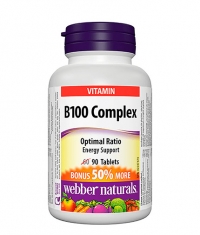 WEBBER NATURALS Vitamin B100 Complex / 90 Tabs