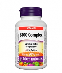 WEBBER NATURALS Vitamin B100 Complex / 90 Tabs