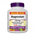 WEBBER NATURALS Magnesium 250 mg / 210 Caps